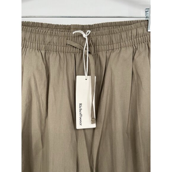 NWT Richer Poorer Women's Venice Drawstring Pants Size Medium Warm Grey - Picture 2 of 5